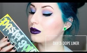 KAT VON D PASTELGOTH - DAY 3: DOPE LINER | 1 PALETTE FOR A WEEK
