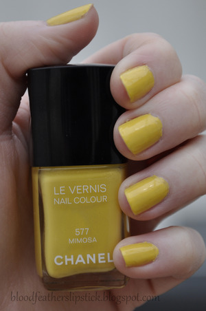 Chanel Mimosa! http://bloodfeatherslipstick.blogspot.com/2011/06/chanel-mimosa-my-craving-has-been-sated.html