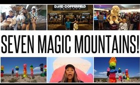 ROADTRIP DAY 7 & 8: SEVEN MAGIC MOUNTAINS IN LAS VEGAS | WANDERLUSTYLE VLOG