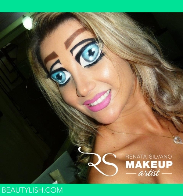 Cartoon makeup | Renata S.'s Photo | Beautylish