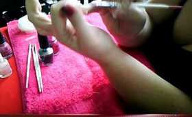 OPI China glaze mash up nail art tutorial