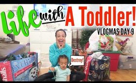 GETTING CHRISTMAS DECOR TOGETHER 2017! VLOGMAS DAY 9