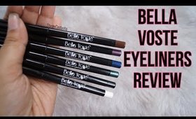 BELLA VOSTE Intense Eyeliner/Kajal | Swatches & Review | Stacey Castanha