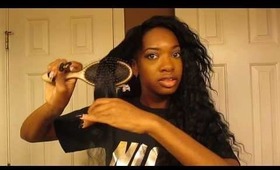 Can the Haireverywhere Loose Wave be flat ironed ? then curl back up (Wig one)