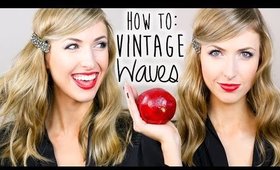 Easy Vintage Waves || Holiday Hairstyles