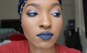 Feeling Blue? (Talk Thru Makeup)