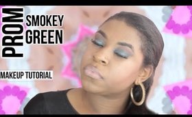 Prom Smokey Green Makeup Tutorial