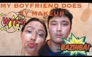 My Boyfriend Does My Makeup!!