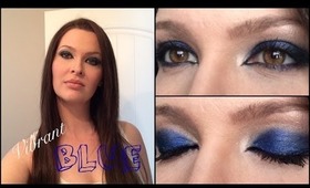 Vibrant Blue Eyeshadow Tutorial