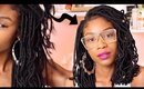 How to Cut Crochet Faux Locs into a Bob► Natural Hair Protective Styles