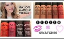 NEW NYX Soft Matte Lip Creams + Swatches