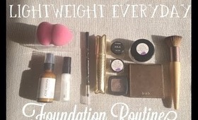 Lightweight All Natural Foundation Routine [Chemical Free] | AshweeBunn