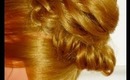 Fishtail hairstyling updo