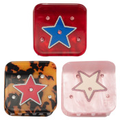 Frasier Sterling Stars Claw Clip Set