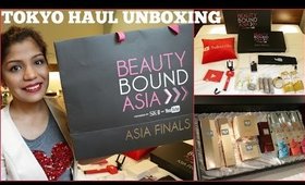 TOKYO HAUL | Hotel Room Unboxing Beauty Bound Asia Finalist Bag | SuperPrincessjo #unboxing