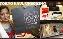 TOKYO HAUL | Hotel Room Unboxing Beauty Bound Asia Finalist Bag | SuperPrincessjo #unboxing