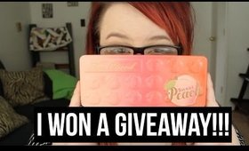 I WON A GIVEAWAY?! | heysabrinafaith