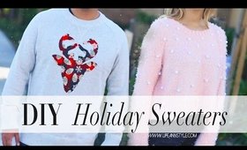 DIY Easy Holiday Sweaters {Gift Ideas} | ANNEORSHINE