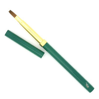 Hakuhodo Lip Brush, twist type, Green flat
