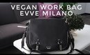 MY VEGAN WORK BAG EVVE MILANO + WHAT'S IN MY MAKEUP BAG | Thefabzilla