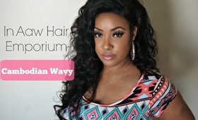 Birthday Hair! In Aaw Hair Emporium Raw Cambodian Wavy