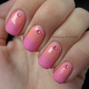 Pink And Orange Gradient | Veronika S.'s (nailsbyarvonka) Photo ...