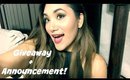 GIVEAWAY + ANNOUNCEMENT // VLOGMAS 2015 // Day 21-22
