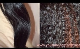 How to make silky hair kinky / coarse / textured / yaki