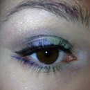 Violet and green