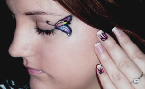 butterfly look & nails :)