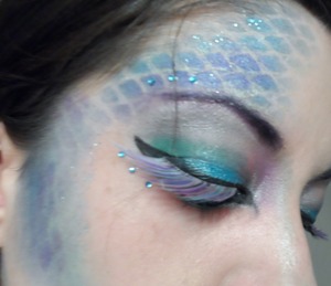 Mermaid makeup