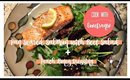 Pan Seared Salmon with Beet Salad and Peach Honey Dressing