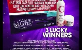 @SILKMASTERPROFESSIONAL INSTAGRAM GIVEAWAY! GO PARTICIPATE ENDS APRIL 30th!!