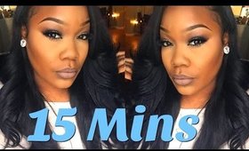 15 mins EVERYDAY MAKEUP & HAIR