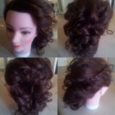 Side braid & curls for any special occasion