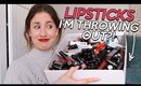 LIP PRODUCTS I'M THROWING OUT! | Part 2 | Jamie Paige