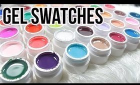 36 UV GEL SWATCHES & REVIEW