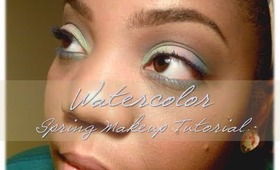 ✿ Watercolor Spring Makeup Tutorial! ✿