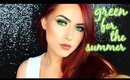 Green For The Summer 💚 Bright Green Eye Makeup Tutorial