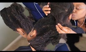 How to prevent single strand knots! De-Tangle Natural Hair with OIL not WATER!