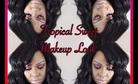 Valentines Day | Tropical Sweet Makeup Tutorial