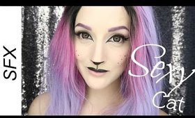 3 Minute Sexy Cat Halloween Costume | Makeup Tutorial