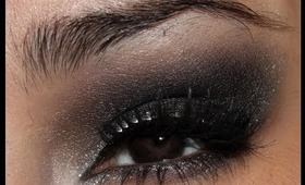 Drugstore Makeup Black Smokey Eye