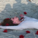 Michelle on the beach