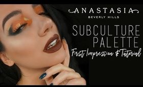 Anastasia Beverly Hills SUBCULTURE PALETTE! SWATCHES + REVIEW + TUTORIAL | QUINNFACE