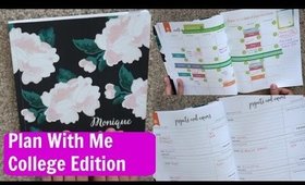 How to use erin condren academic planner | Plan with me college edition