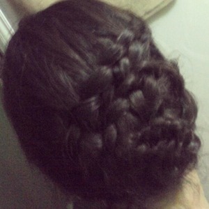 you should curl your hair before you french braid 