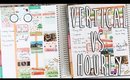 Erin Condren Life Planner Vertical Layout Vs. Hourly Layout | Help Me Decide Which to Use!!