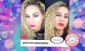 WATCH MY CROWN BRUSH TUTORIAL!!!!!!!