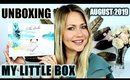 Unboxing My little Box August 2019 😘
